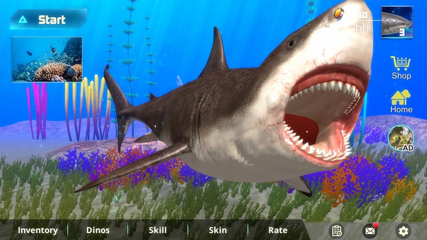 巨鲨模拟器游戏最新版下载-巨鲨模拟器免费下载